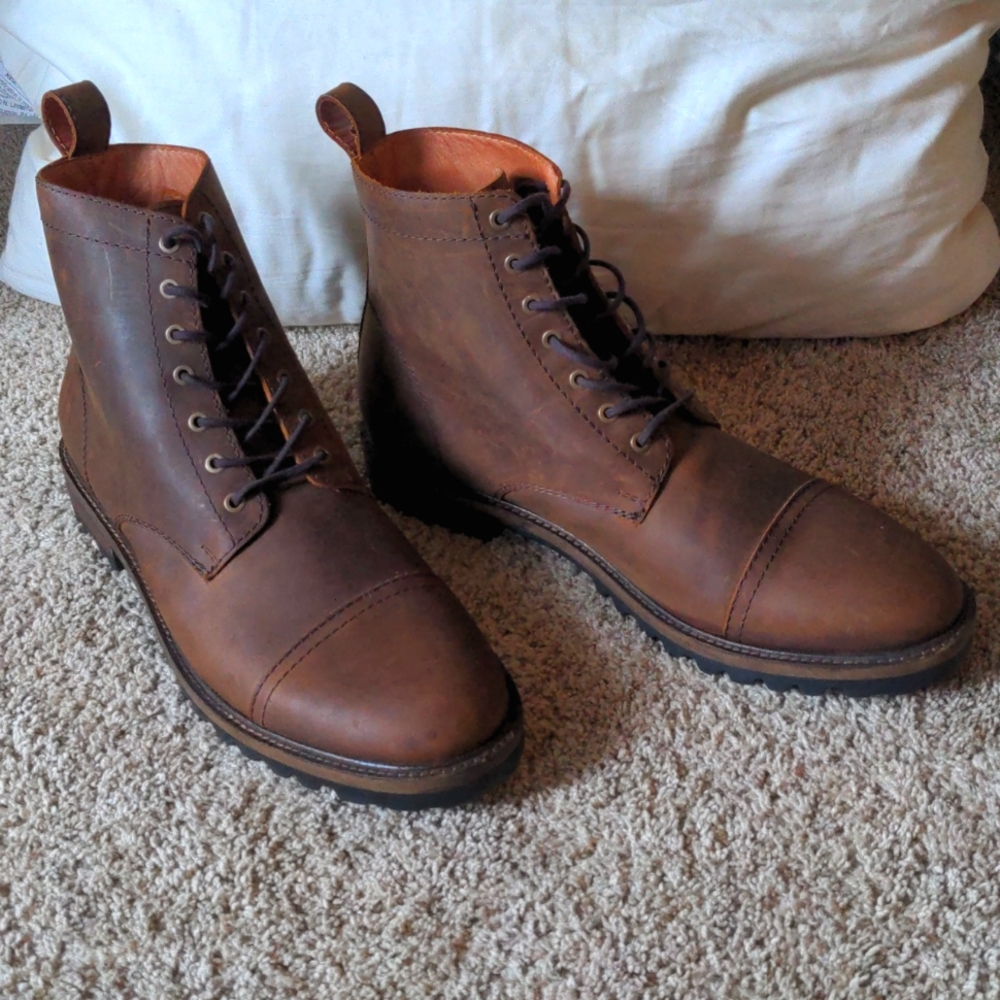 Portland Leather Patina "Breaker Boot" Canyon brown
